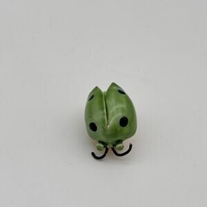 Sandor Co Ladybug Brooch Enamel Insect Pin Vintage Collectible Green Jewelry